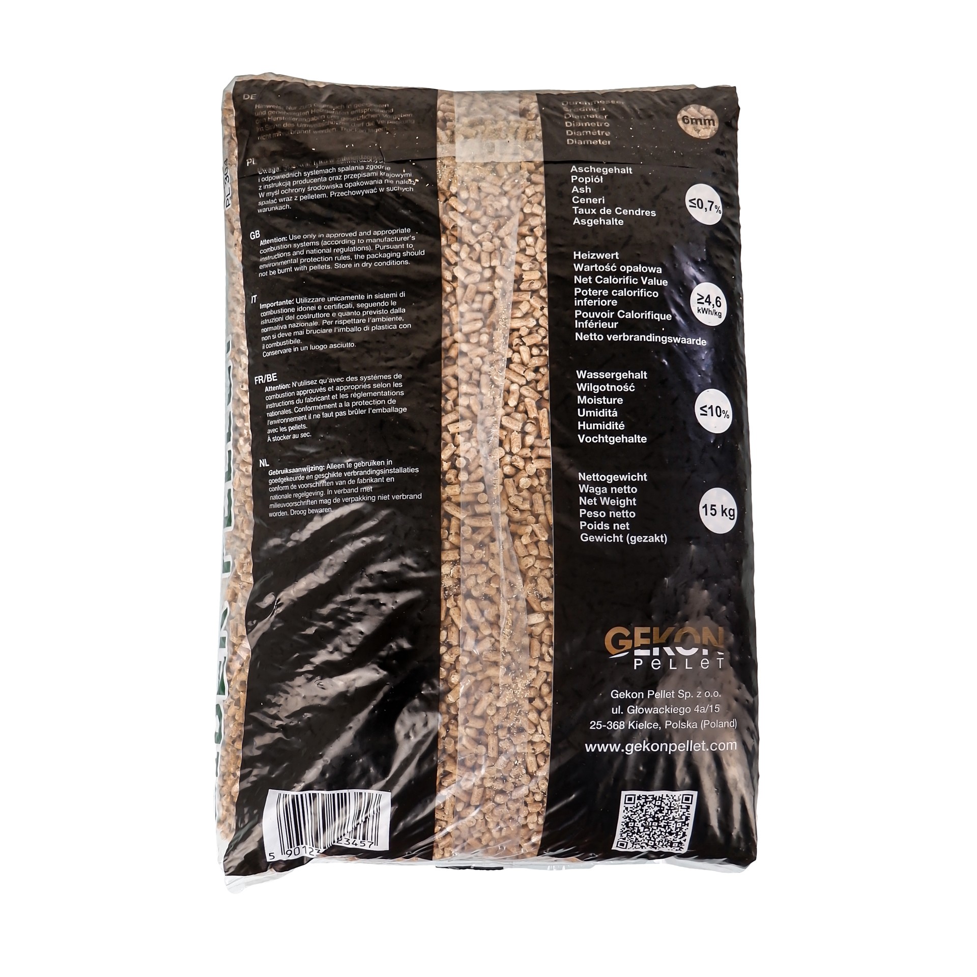 Biber Holzpellets Einstreu – 64×15 kg (960 kg) Palette – Bild 2