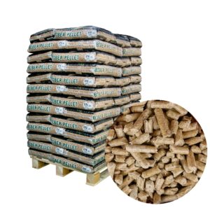 Biber Holzpellets Einstreu – 64×15 kg (960 kg) Palette