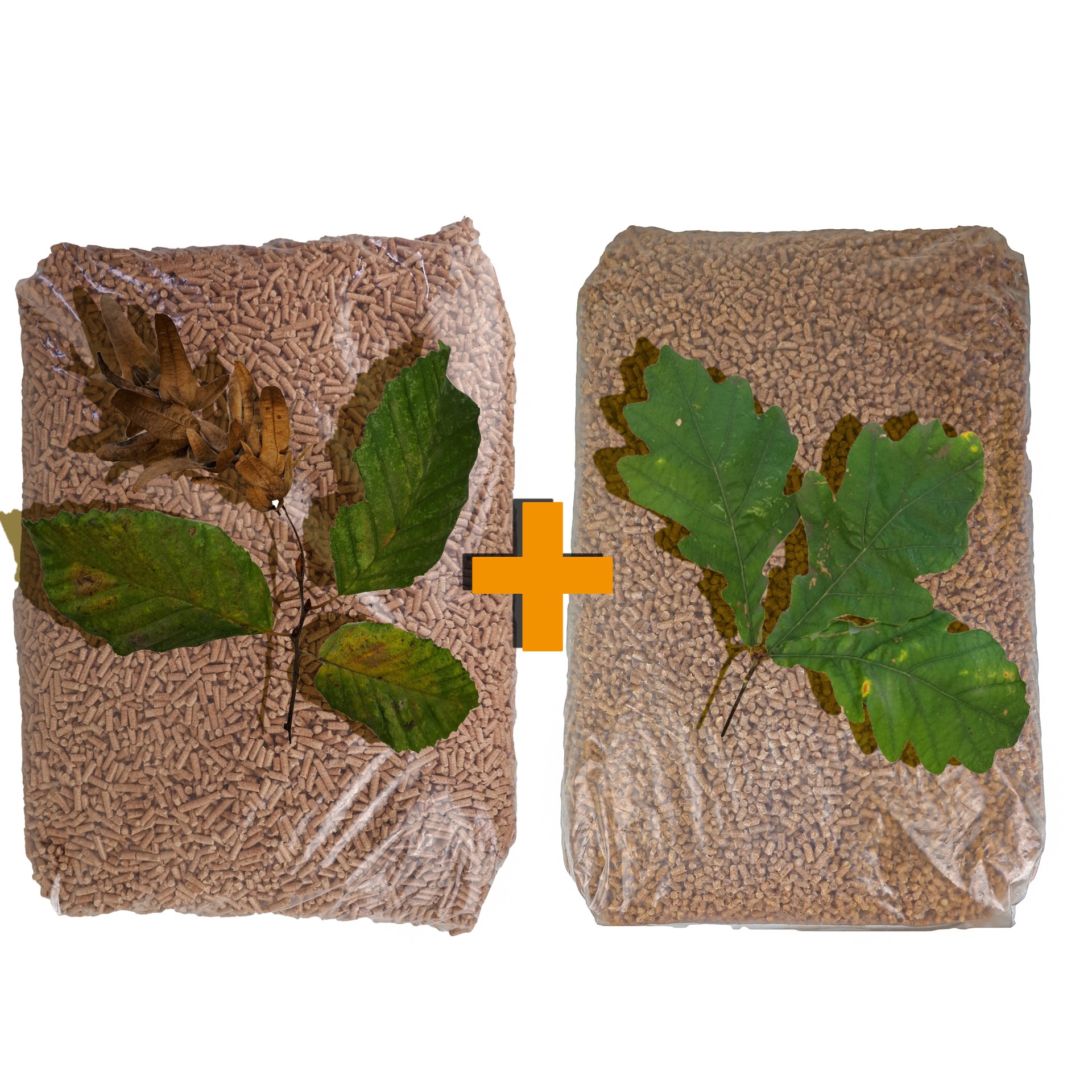 Holzpellets Mix 6 mm – Buche + Eiche – 64 × 15 kg (960 kg) – Bild 4