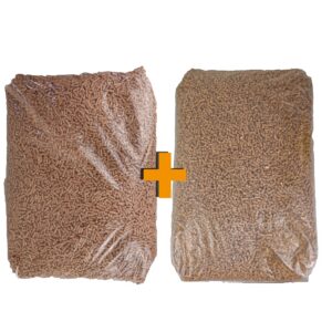 Holzpellets Mix 6 mm – Buche + Eiche – 64 × 15 kg (960 kg)