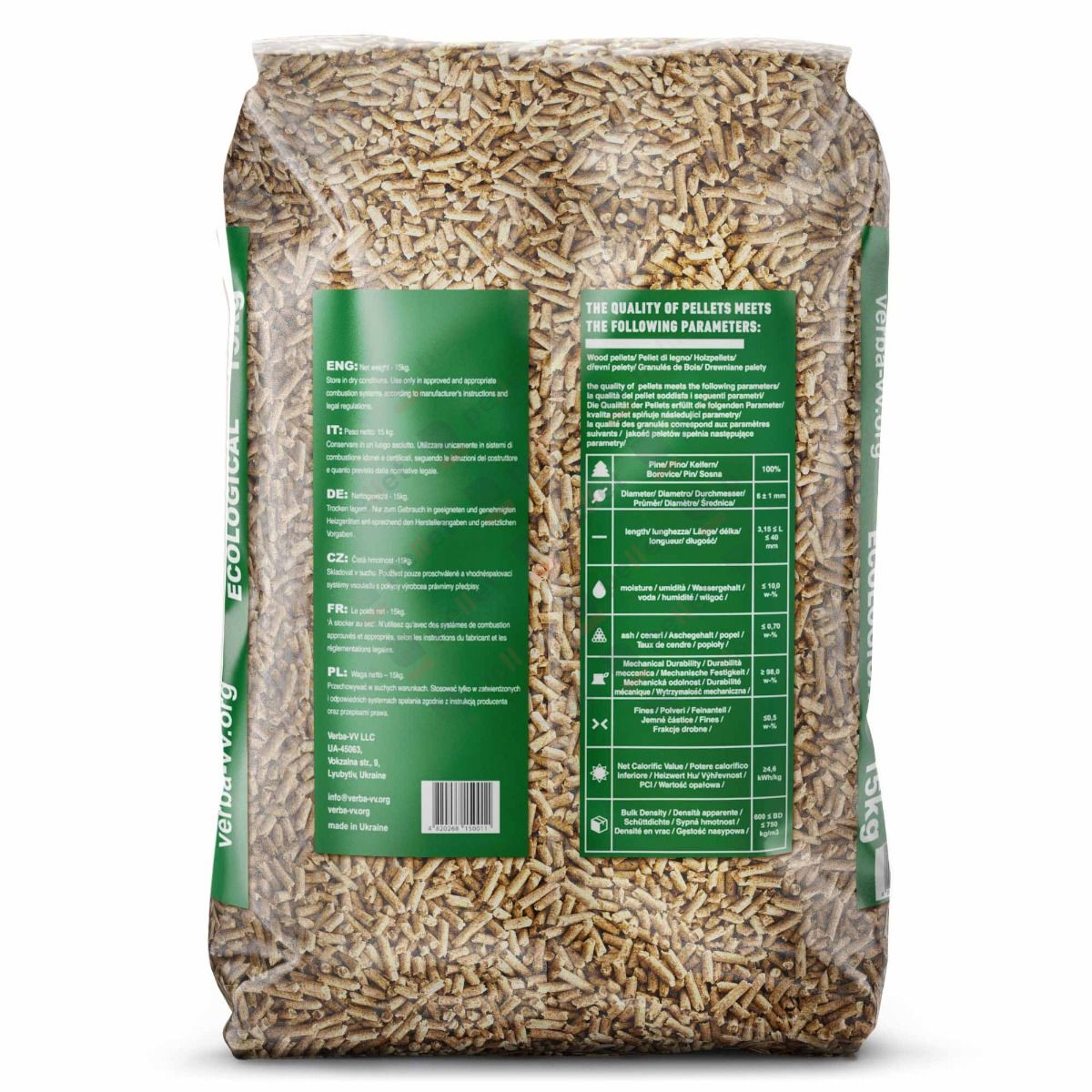Holzpellets VERBA Premium EN + A1 975 kg – Bild 5