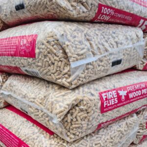 FIREFLIES Holzpellets 6 mm – 65×15 kg (975 kg) – Deutschland