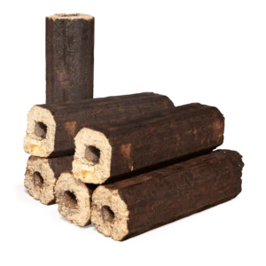PiniKay Hartholzbriketts Oktagon – mit Zugloch (Palette 960 kg)