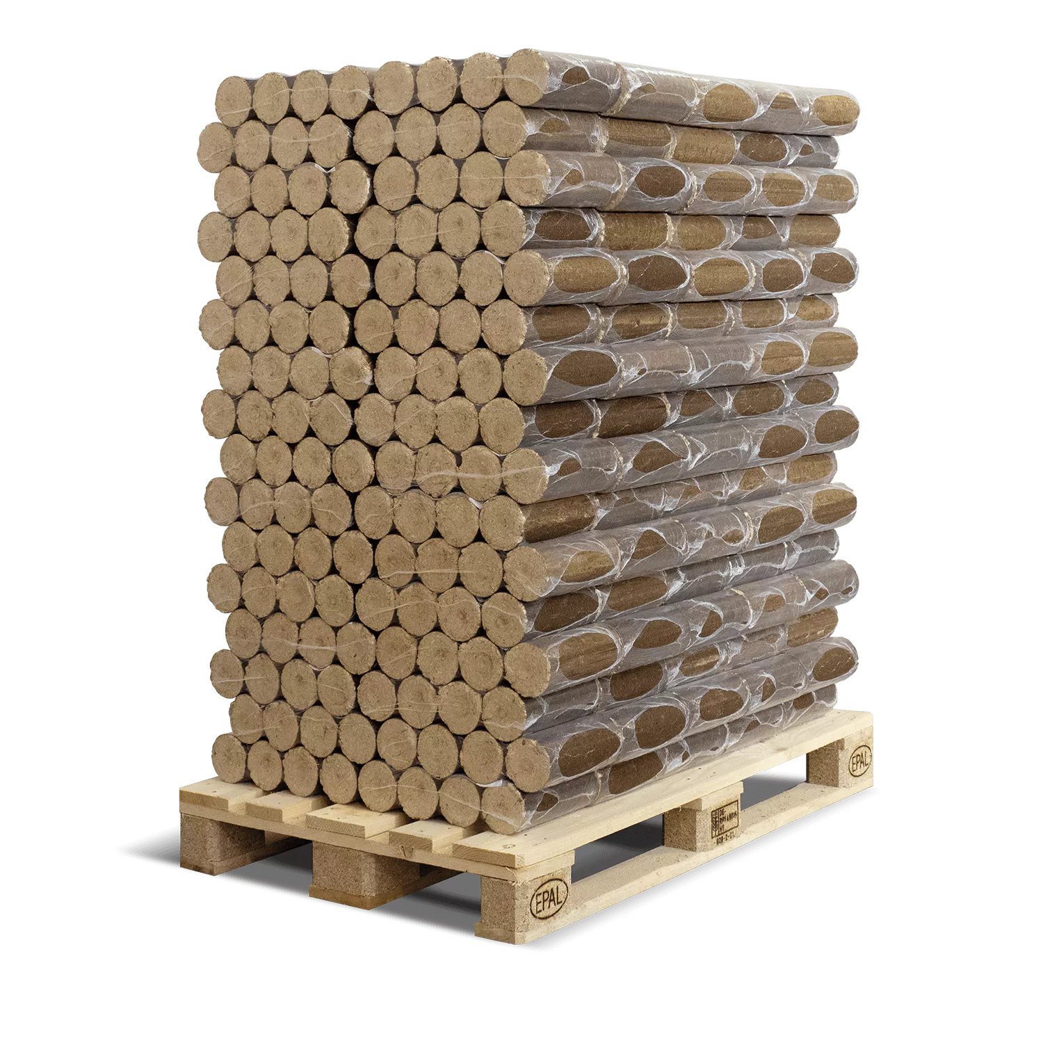 Pollmeier Buchen-Holzbriketts Nestro – rund ohne Loch (Palette 960 kg) – Bild 6