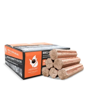 BBQ-Briketts aus reiner Buche – 18 kg Karton, 54er Palette (972 kg)